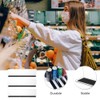 ABOOFAN L-Shaped Divider Board Storage Plastic Magnetic Shelf Divider L-Shaped