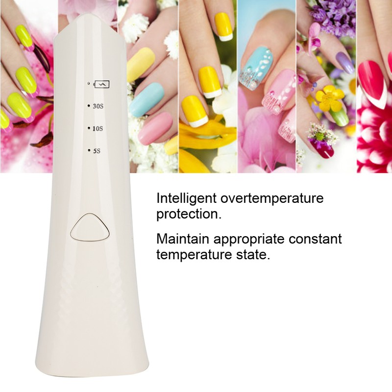 3W Portable Rechargeable Nail Lamp USB LED Gel Nail Polish