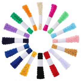 lMengjbang 88 Yards Rick Rack Trim for Sewing 5mm Wave Bending Trim Ribbon