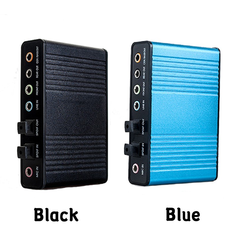 External Sound Card Optical Fiber USB 5.1 HD for Desktop