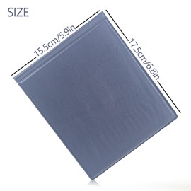 PU Leather Blue Badge Holder for Car and Timer Holder - Privacy Protection, Anti-Scratch Cover, Disabled Badge Holder (Deep Blue)
