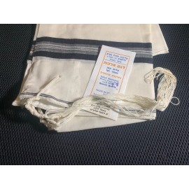 Jewish Talith Tales Talis  Pure wool kosher mehadrin size S kids Judaica טלית