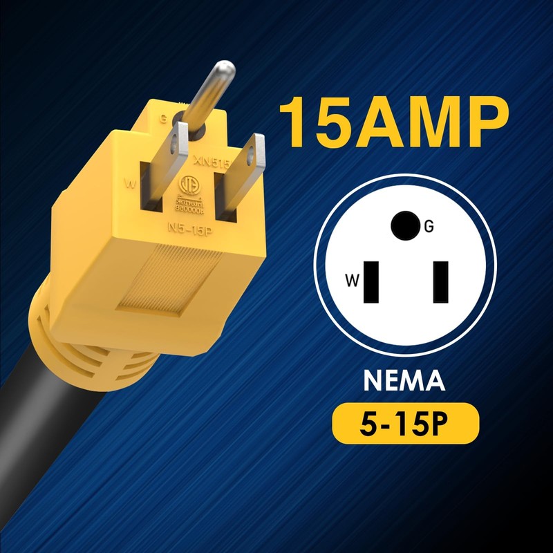 RV 30 Amp to 110 RV Adapter 90-Degree Bend Upgraded