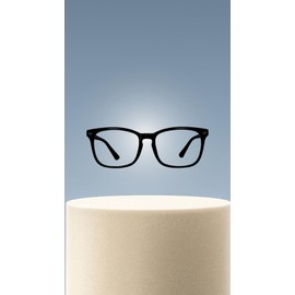 Blue Light Blocking Glasses,Computer Reading Gaming TV Phones Glasses for Women Men (Matt Black)