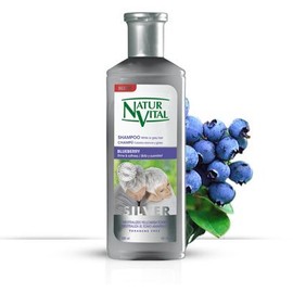Natur Vital Henna Shampoo for White and Gray Hair - CERTIFIED ORGANIC- 10.1 fl oz/300 ml