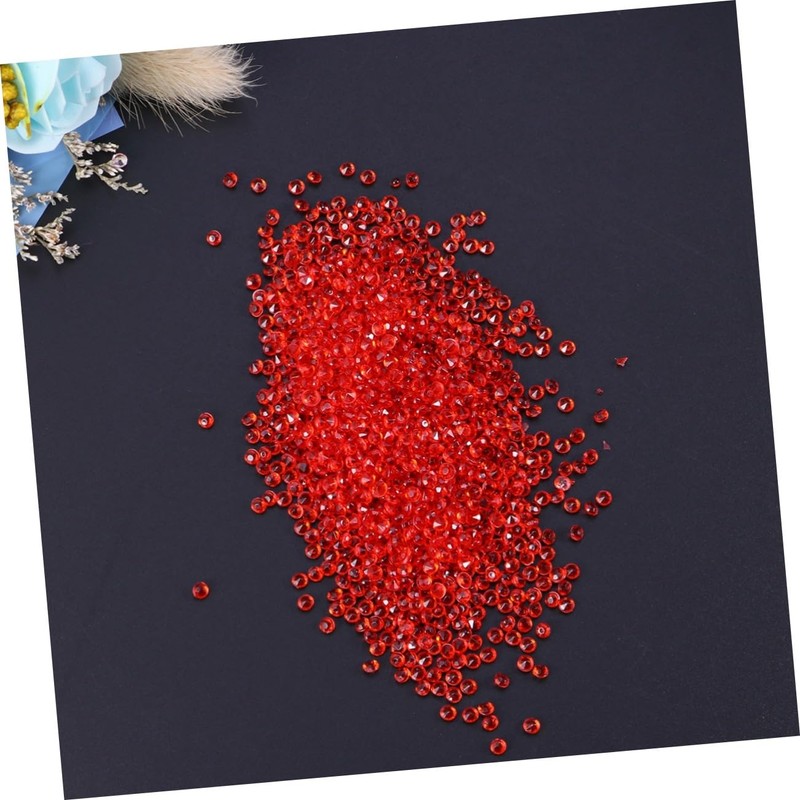 Abaodam 1000pcs Acrylic Rhinestone Crystals Wedding Decorations Accessories DIY Crafts