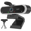 NIVEOLI Webcam 4K with Microphone and Webcam Cover Plug and