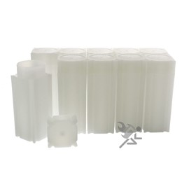 OnFireGuy 10pcs Coin Storage Tubes | Quarter Coin Tubes White Square Coin Tubes with Snap-Tite Lid Made in The USA by CoinSafe