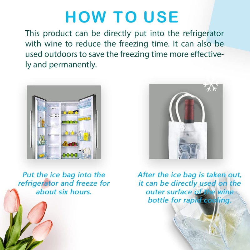Wine Cooler Sleeve with Protector Instant Cooling and Keeps Your