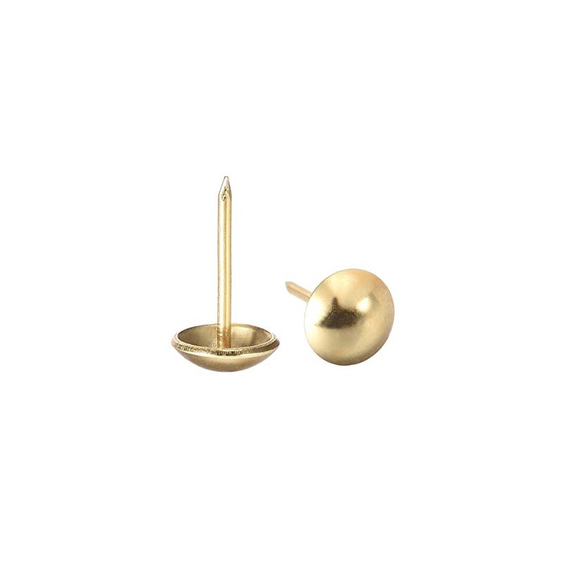 sourcing map Upholstery Nails Tacks 11mm Dia 20mm Height Round