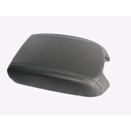 Ford Fits 10-19 Ford Taurus Synthetic Leather Center Console Lid Cover w/Gray Stitch