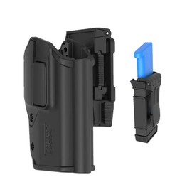 Sig P320 Full Size Holster with 9MM Magazine Pouch Tactical Gun Holster IWB OWB Sig P320 M17 M18 Holster (p320 360 Degree Adjustable)