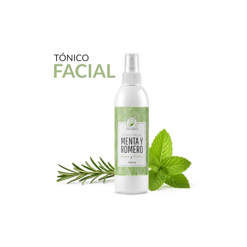 Tónico Facial De Romero con Menta 500 Ml Productos Mart