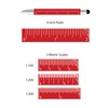 Monteverde USA One Touch Tool Pen, Ballpoint Pen, Red (MV35250)