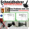 SCROBER Universal Cutting Drill Bit for Flush-Mounted Box Diameter 65