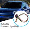 Tail Lights Connector Pigtail Plug Wire Harness Compatible with Fiat