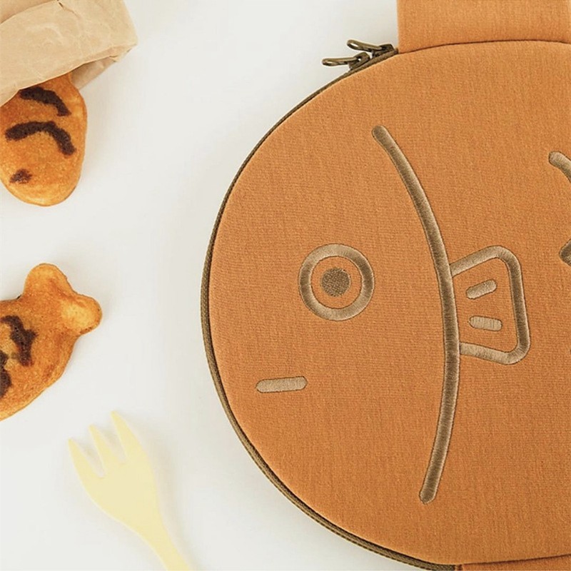 Tablet Storage Bag Cute Taiyaki Appearance Tablet Sleeve Bag Shock