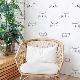 Lovely Cats Wall Decor Stickers for Kids Room Girls Baby Nursery Room Decor Murals BK056 (Cats)