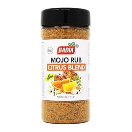Badia Mojo Rub Citrus Blend 5 oz – Zesty Garlic & Citrus Marinade Seasoning – Bold Latin Inspired Dry Rub with Orange, Lemon & Lime