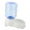 Pet Water Dispenser Gravity Refill Leakage Proof Clear Automatic Dog