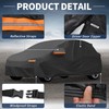 X AUTOHAUX Car Cover Outdoor Waterproof Sun Rain Snow Hail
