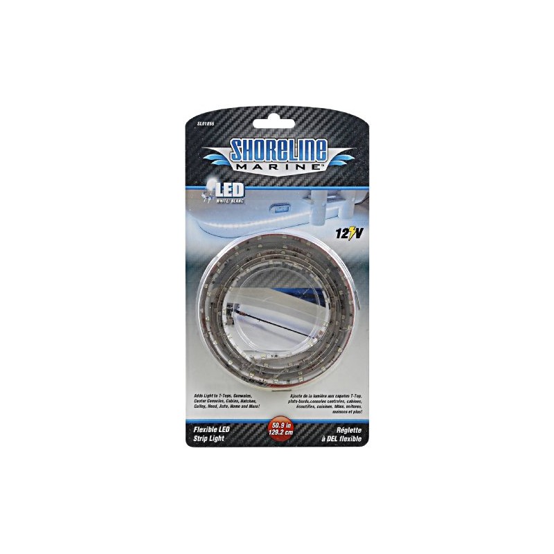 Shoreline Marine LED Flex Light, 50-Inch, White