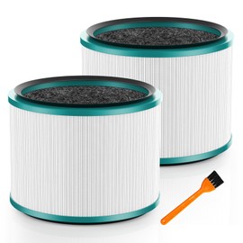 Colorfullife 2 Pack Replacement Filter for Dyson HP00, HP01, HP02, HP03, DP01, DP02 Desk Air Purifiers. Compare to Part # 968125-03 for Dyson Pure Cool Link Fans