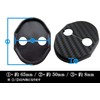 BRIGHTZ MAZDA3 Fastback BP Carbon Style Door Striker Cover 4PC