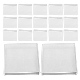 KOMBIUDA Transparent Silicone Hanger Grips 50 Pcs Non Slip Anti Drop Strips for Pants Protection Indoor Outdoor Use