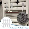 ZOKJSW 8 x Hooks for Round Radiators, Round Radiator Hooks,