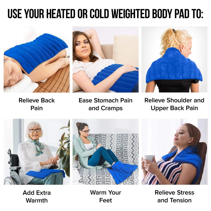 XL Heating Pad for Neck and Shoulders and Back, Microwavable