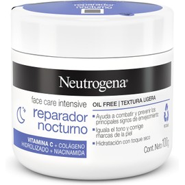 Neutrogena Face Care Intensive Crema Hidratante Facial Reparador Nocturno Colageno 100g
