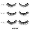 Laflare 3D Cashmere False Eyelashes 3 pcs Multipack, Ultra Soft,