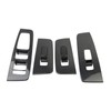 Korlot Carbon Fiber Style Window Lift Trim Switch Panel Cover