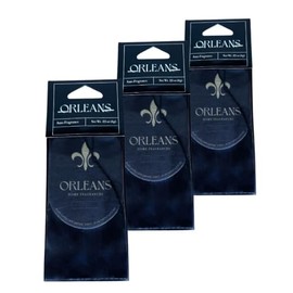 Orleans Home Fragrances 3 pack Auto Fragrances - Paris Scent, Black and Gold