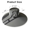 Peicees Super Wide Brim Sun Hat UPF 50+ UV Waterproof