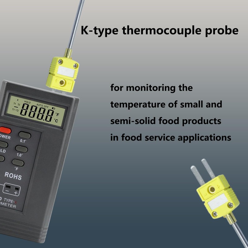 50207-K K-Type thermocouple Probe Temperature Range -50°F to 2000°F Probe