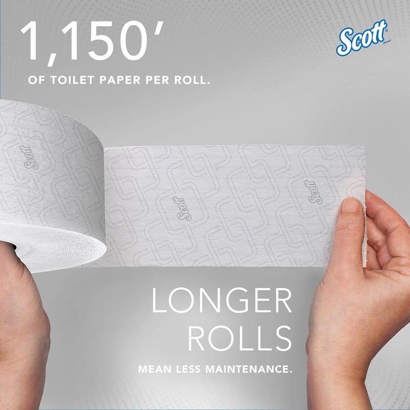 Scott Professional Coreless High-Capacity Jumbo Roll Bulk Toilet Paper (07006),