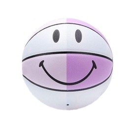 No. 5 Color Changing Smile Basketball, Beginner, 6+ Children's Gifts, Indoor and Outdoor Training, Anti-Slip Abrasion Resistant PU Basketball (Needle, Mesh Bag)