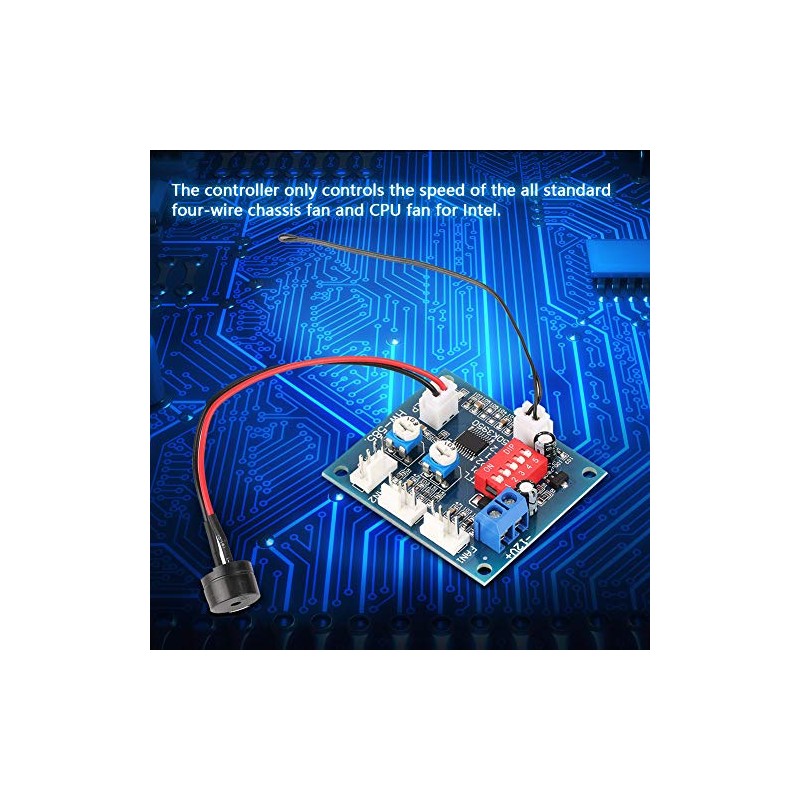 Controlador PWM De Velocidad Y Temperatura Para Ventilador De Enfriamiento