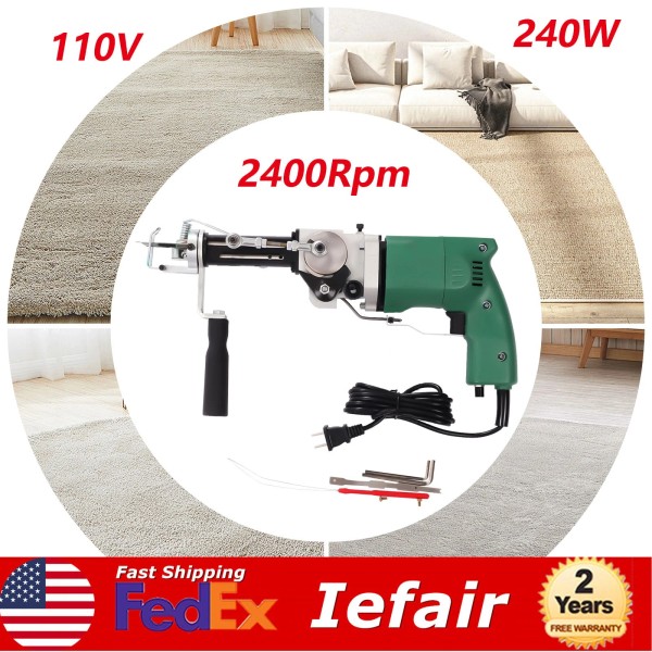 Unbranded 2 in 1 Carpet Hand Tufting Gun Electric Cut/Loop