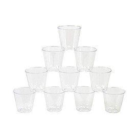 Clear Plastic Mini Shot Glasses - 150 Pc. - Party Supplies - 150 Pieces