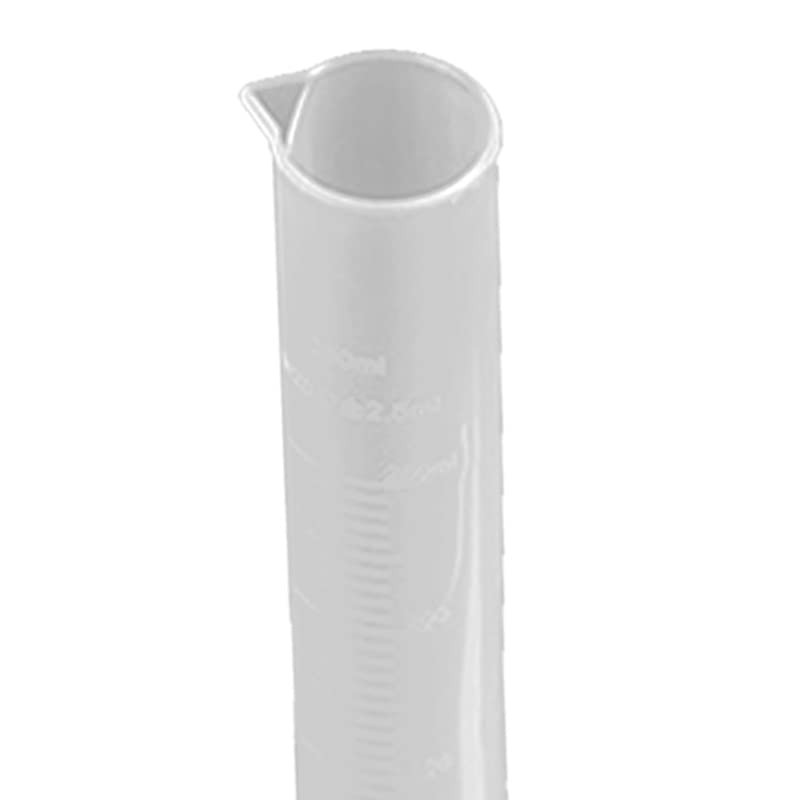 Clear PP Scaled Measuring Cylinder 250ml, and Alkali Resistant, Easy