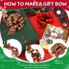 12 Pcs Christmas Bow for Gift Wrapping Presents Wrap Ribbon