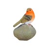 Selections Robin on a Stone Resin Garden Ornament