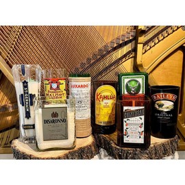 Liqueur Bottle Candles  (Over 15 Different Bottles) - Bottles: Rumple Minz Bottle Candle in Mint Scent