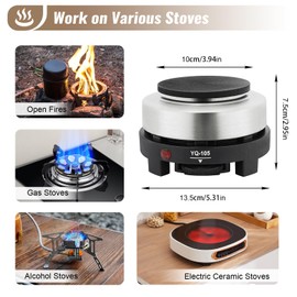 JUOPTGJ Coffee Machine Maker，Stainless Steel Coffee Machine Maker,Five-gear Temperature Adjustment CoffeeMaker (4 Cups(About 200ml/6.76oz))