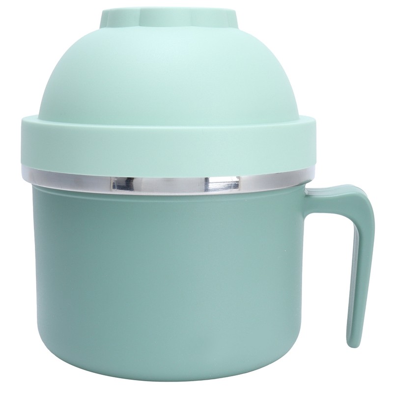 Portable Lunch Box Double Layer Thermal Noodle Bowl with Handle