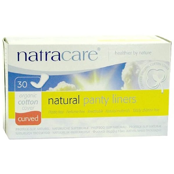 Natracare 3060 Natural Curved Panty Liners 30 Count