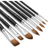 Watercolour Brush Set - 8 Professional Red Sable Brush Set
